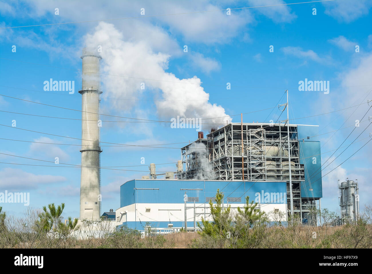 Electrical Power Infrastructure. Stock Photo