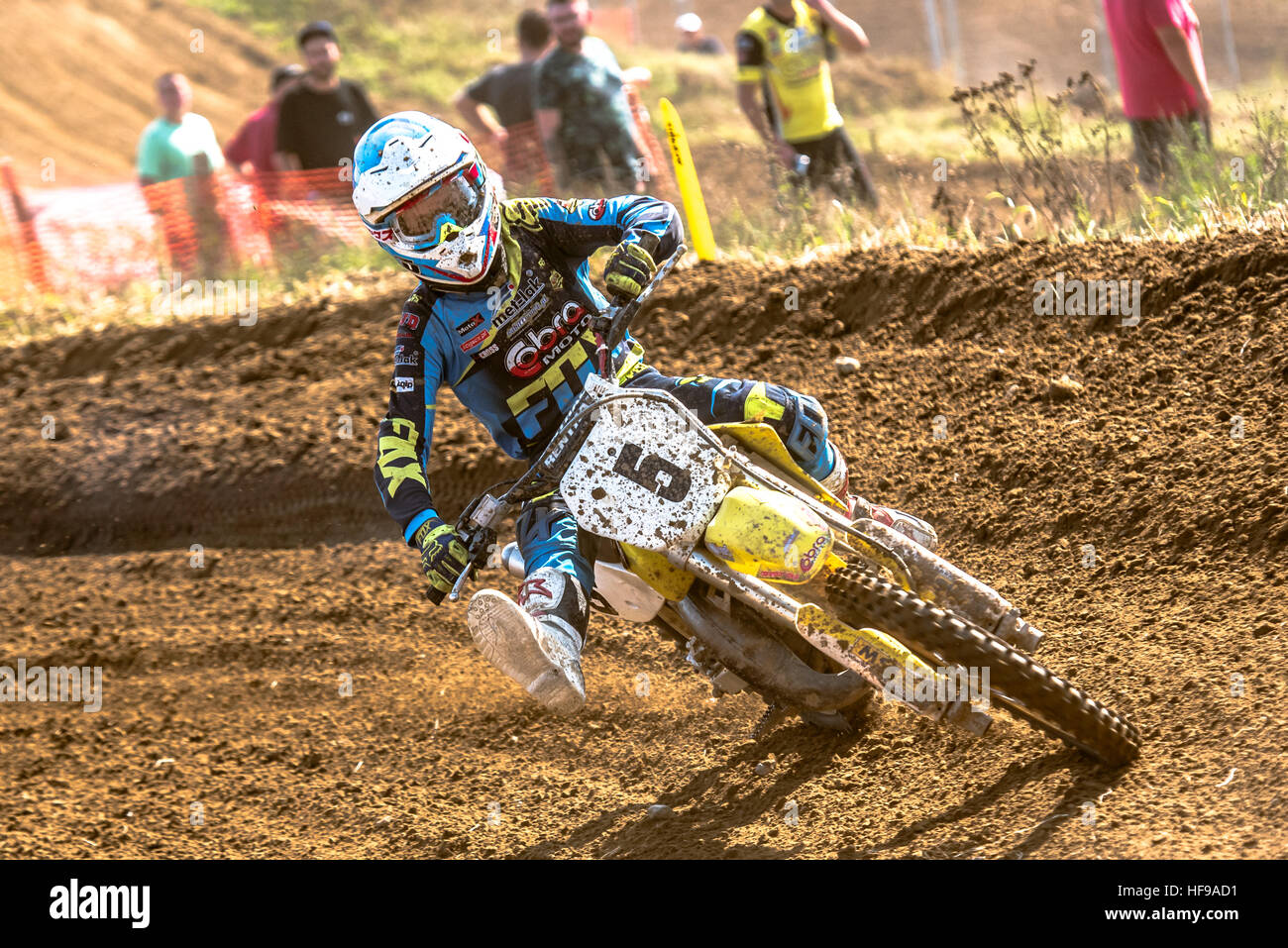 Motorocross Rider motocross rider in the race Stock Photo - Alamy
