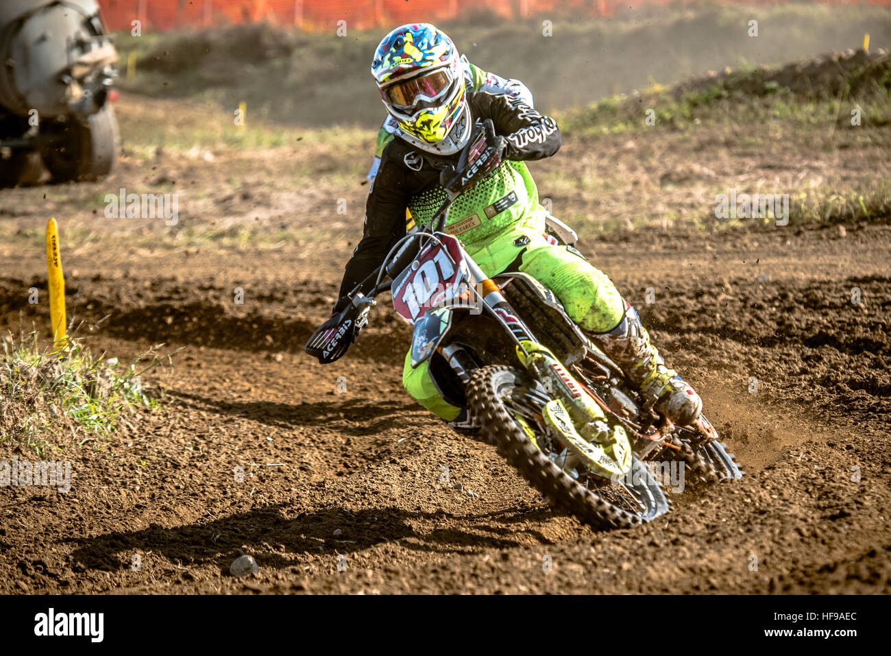 Motorocross Rider motocross rider in the race Stock Photo - Alamy