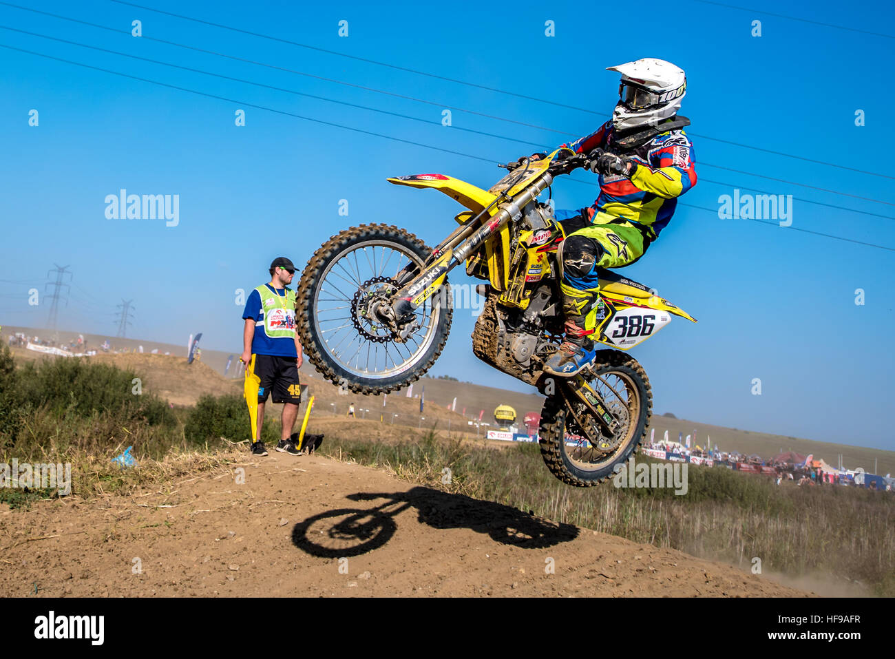 Motorocross Rider motocross rider in the race Stock Photo - Alamy