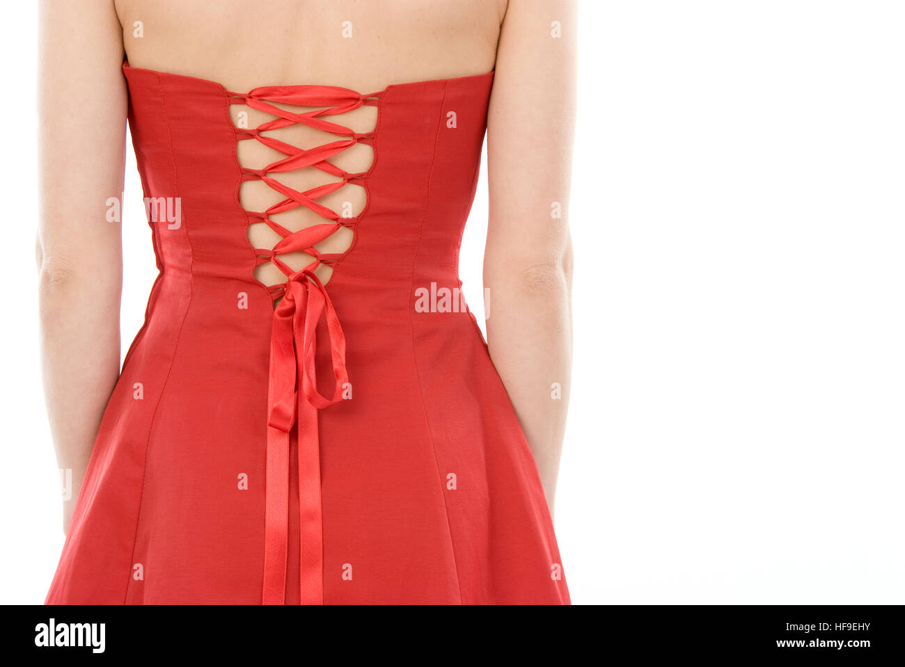 Woman in red dress Stock Photo - Alamy
