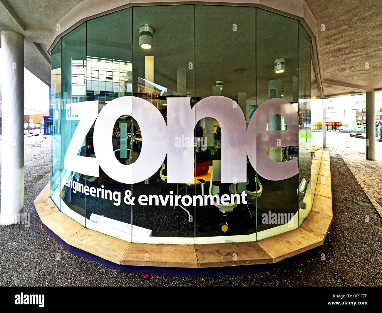 Northumbria University The Zone Engineering and Environment Stock Photo ...