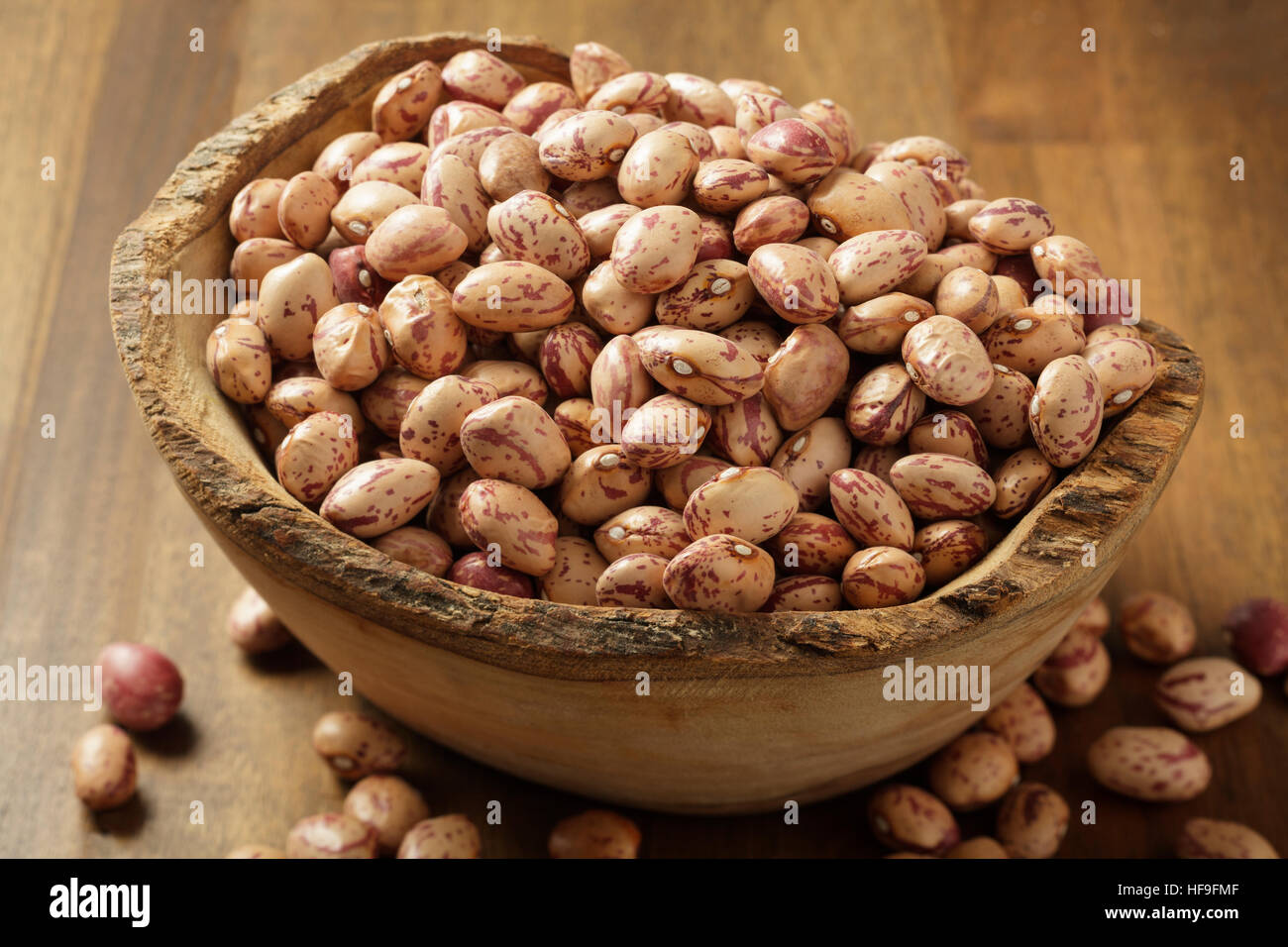 Pinto beans - dried Stock Photo