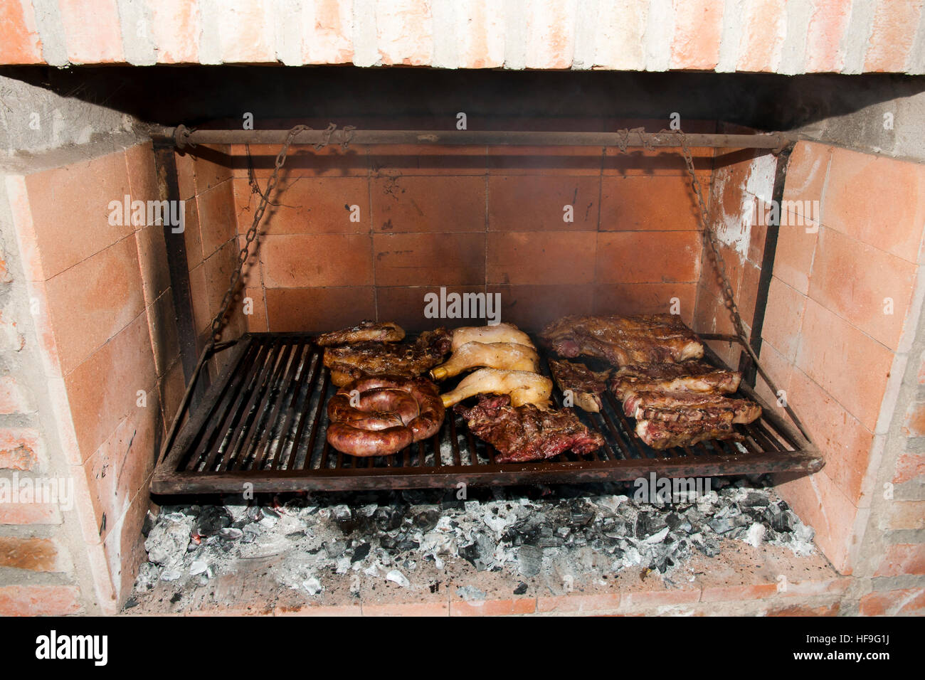 Barbecue from Argentina Stock Photo