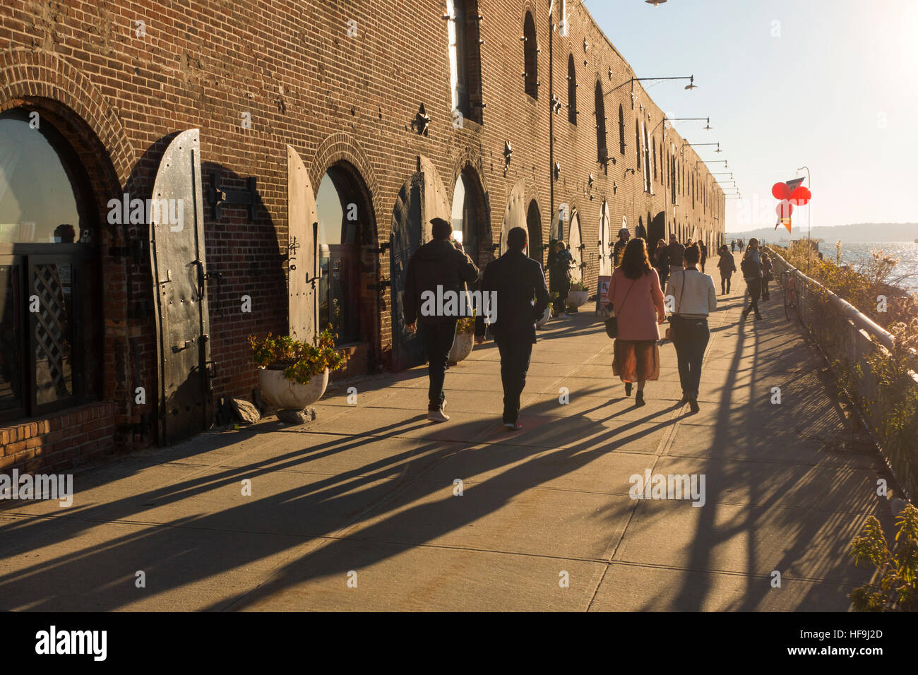 Red Hook warehouses Brooklyn NYC Stock Photo Alamy