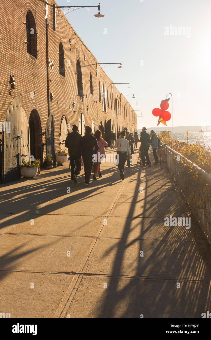Red Hook warehouses Brooklyn NYC Stock Photo Alamy