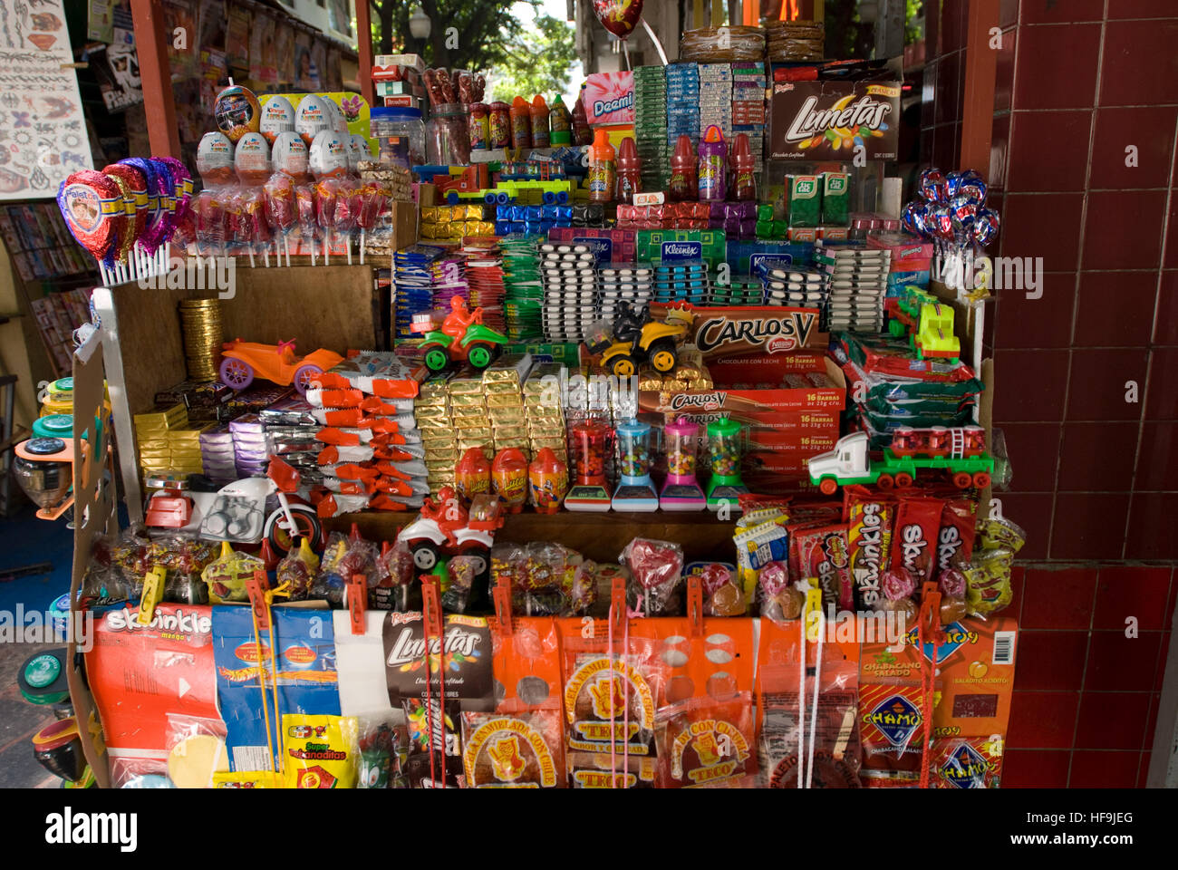 Mexican candy vendor, Acapulco, Mexico Stock Photo Alamy