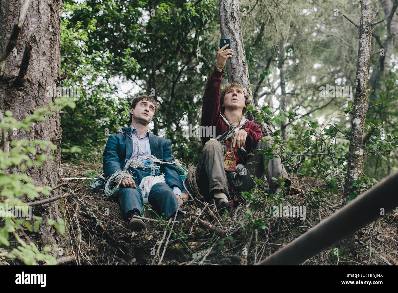 RELEASE DATE: July 1, 2016 TITLE: Swiss Army Man STUDIO: Cold Iron Pictures DIRECTOR: Dan Kwan, Daniel Scheinert PLOT: A hopeless man stranded on a deserted island befriends a dead body and together they go on a surreal journey to get home STARRING: Paul Dano as Hank, Daniel Radcliffe as Manny (Credit: © Cold Iron Pictures/Entertainment Pictures) Stock Photo