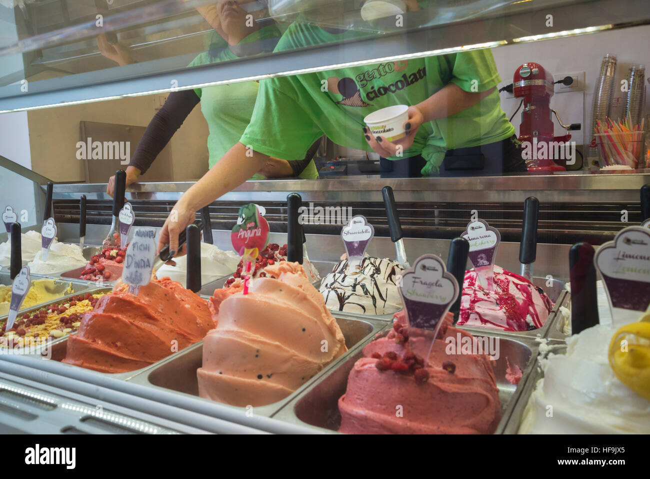 Icecream, Palermo, Sicily, Italy, Europe Stock Photo Alamy