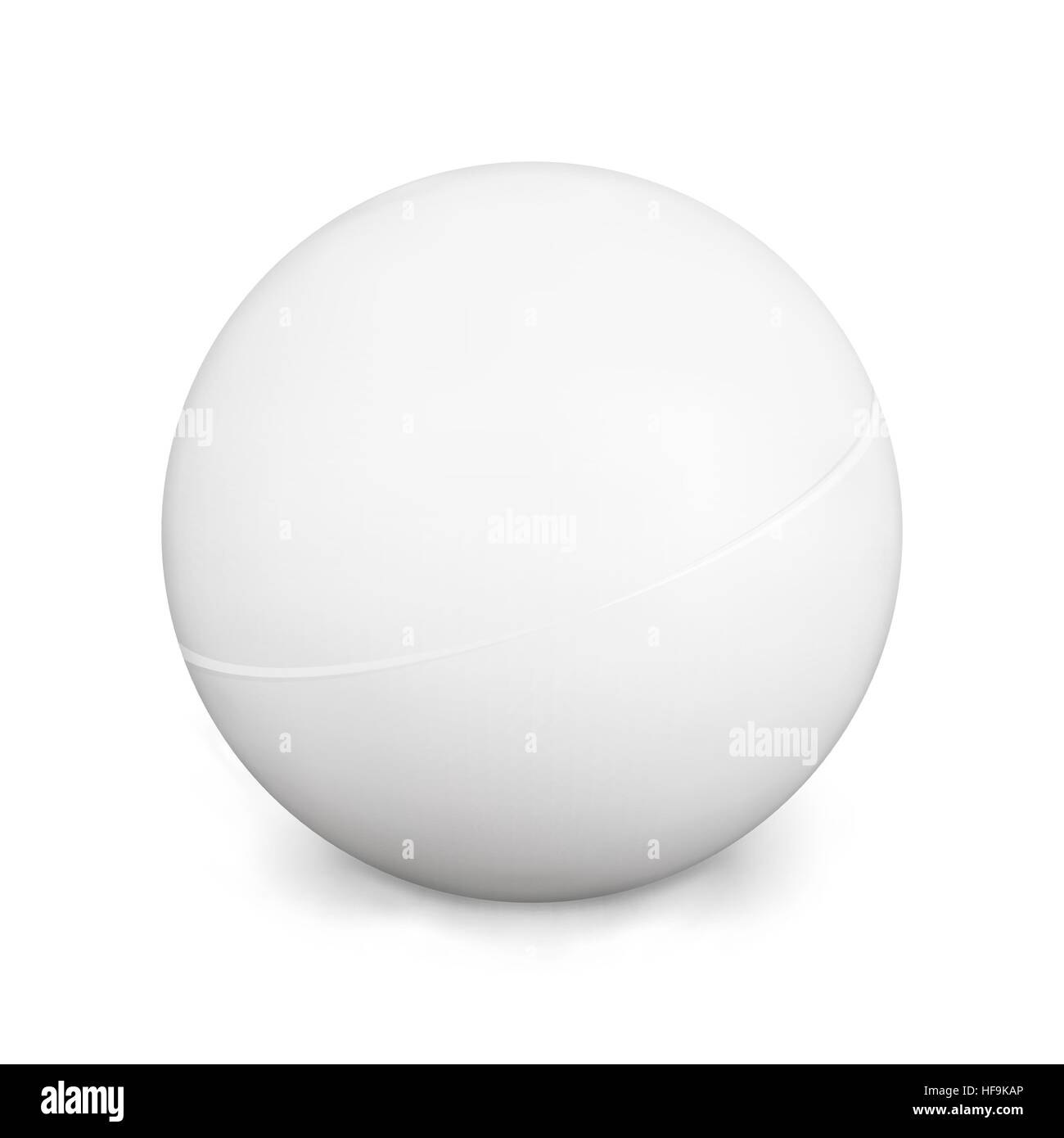 Ping Pong Ball. White Photo Realistic 3d Ball With Shadow. Isolated On  White Background Stock Vector Image & Art - Alamy