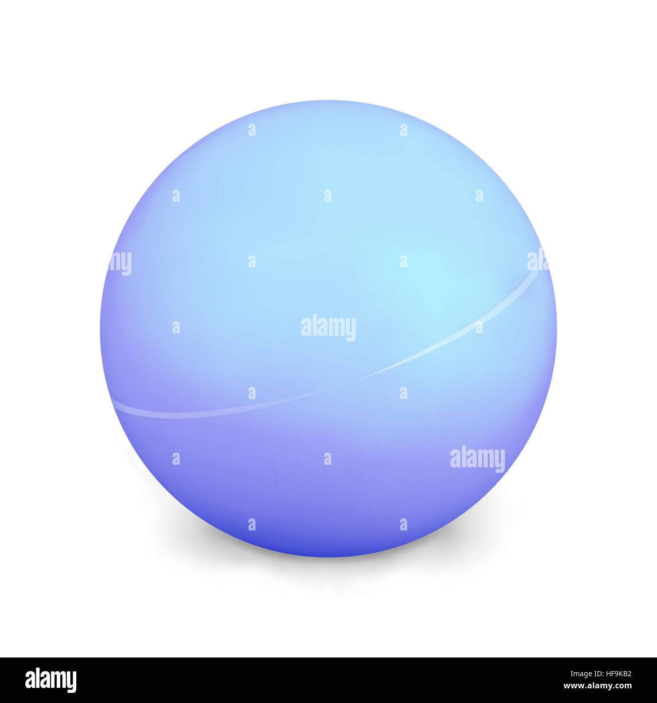 Ping Pong Ball Isolated On White Background. White Photo Realistic 3d