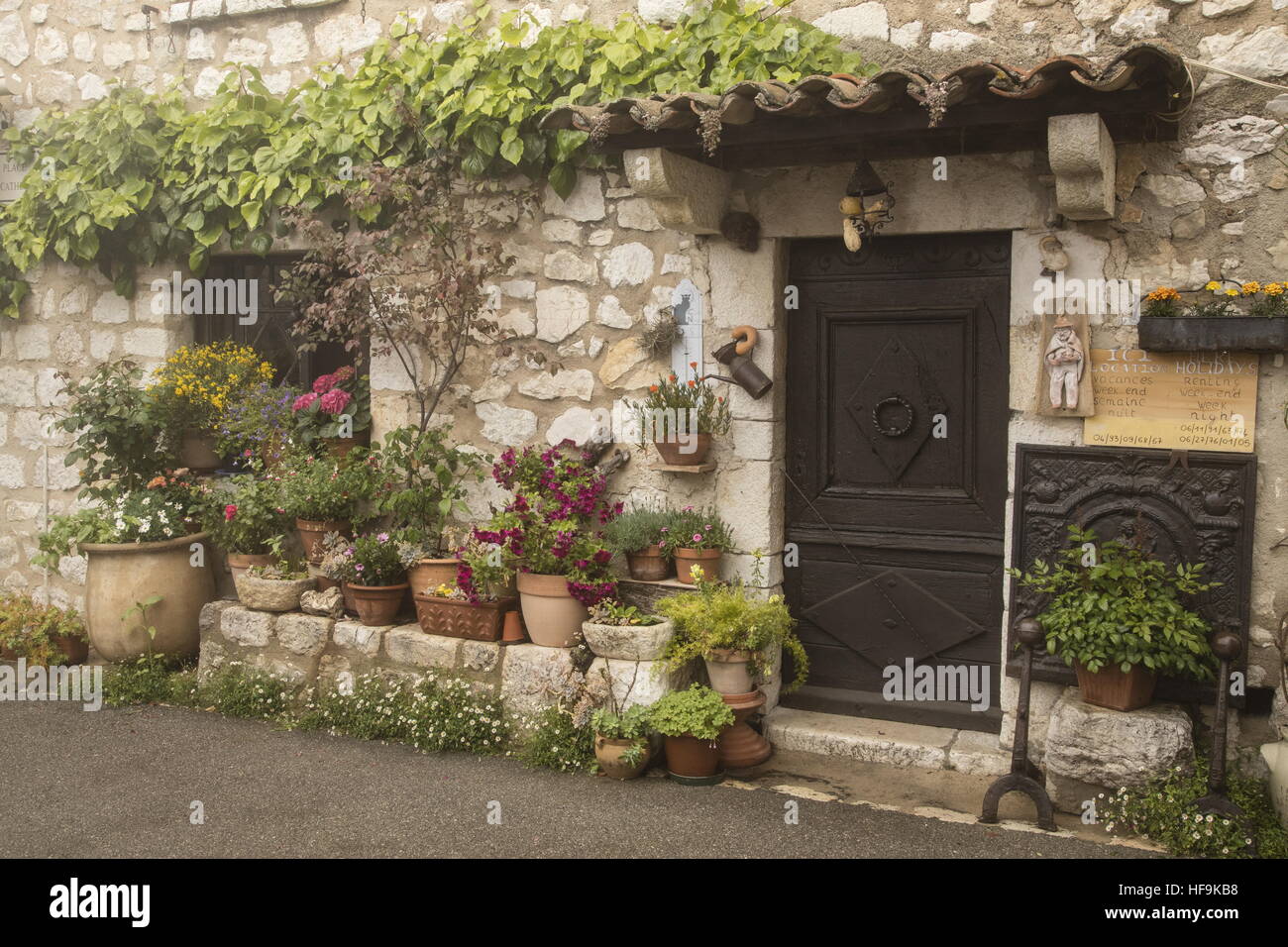 Old Wooden Brown Doors of Stone Barn in French Provence Stock Image - Image  of door, background: 120370829