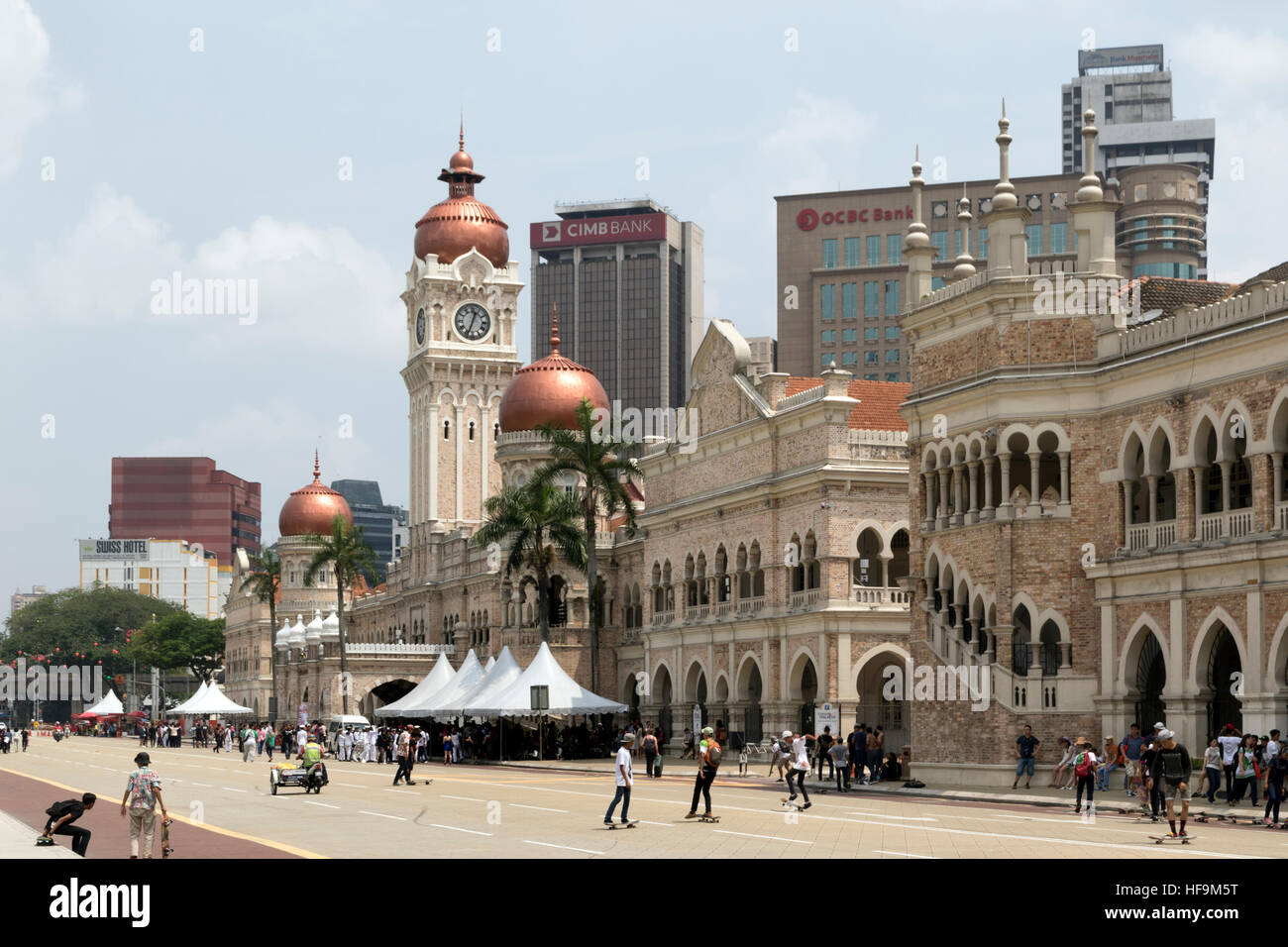 The Sultan Abdul Samad Building in Independence Square Kuala Lumpur Stock Photo