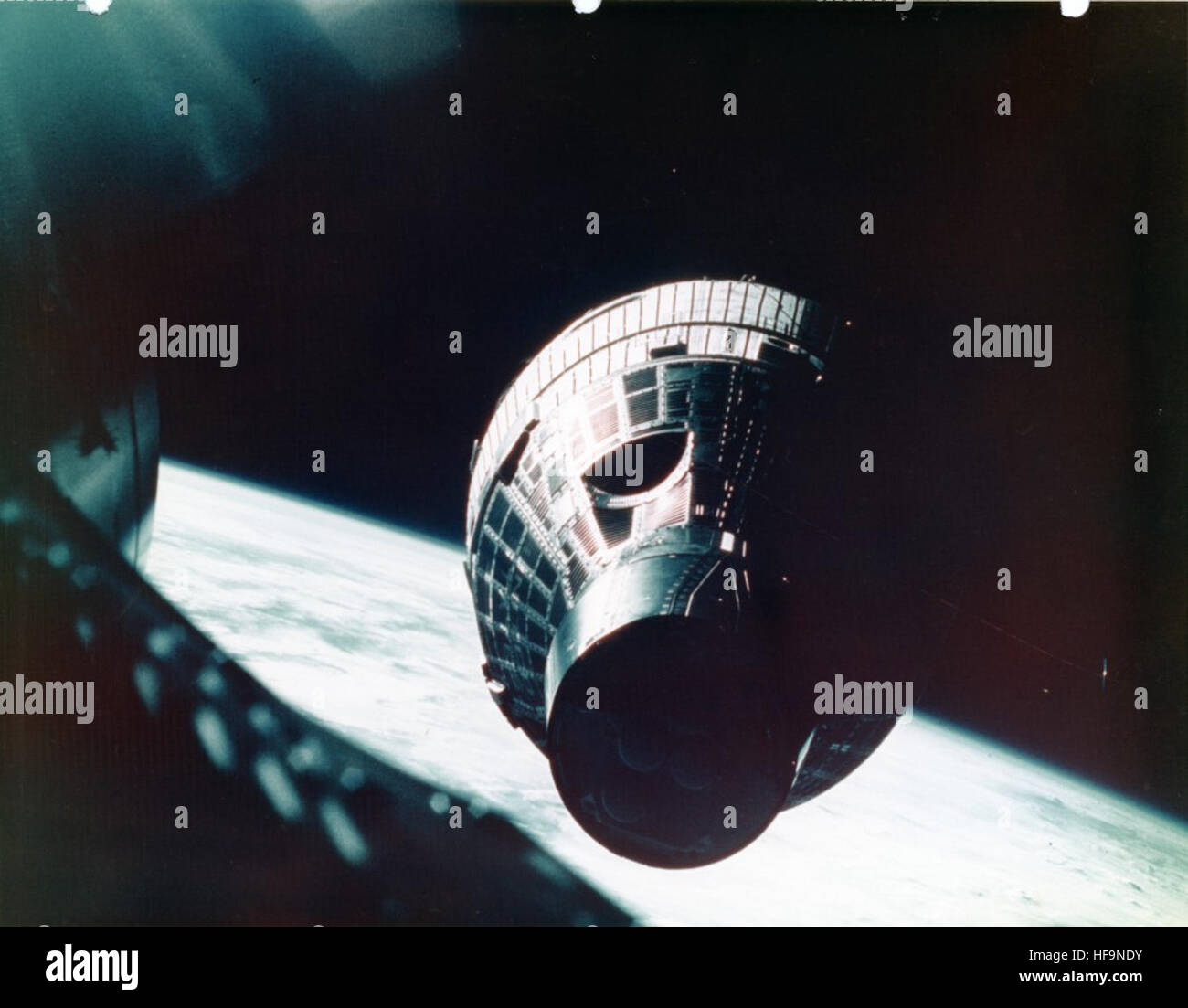 Photograph of the McDonnell Gemini spacecraft during the Gemini 15 ...