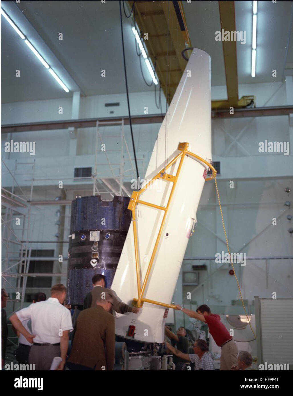 A photograph showing a rocket being moved into position at the launch ...