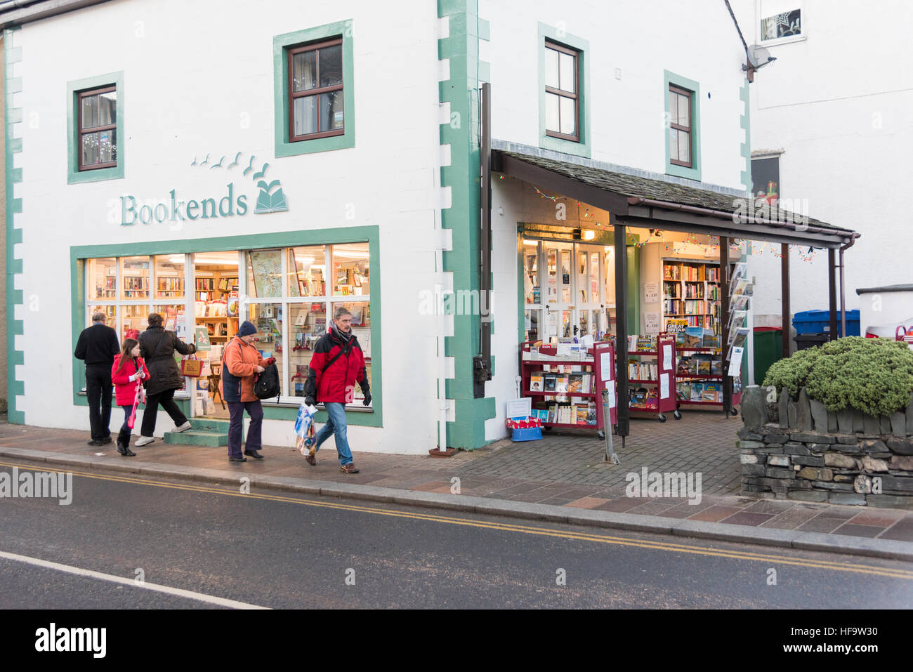 The Bookends in Keswick the Lake District Cumbria UK Stock