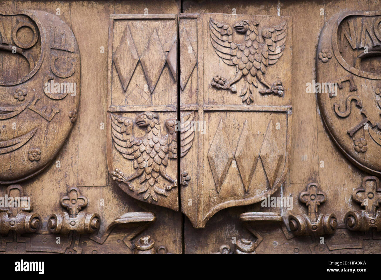 Decorative Entrance to Bath Abbey , Bath, England Stock Photo - Alamy