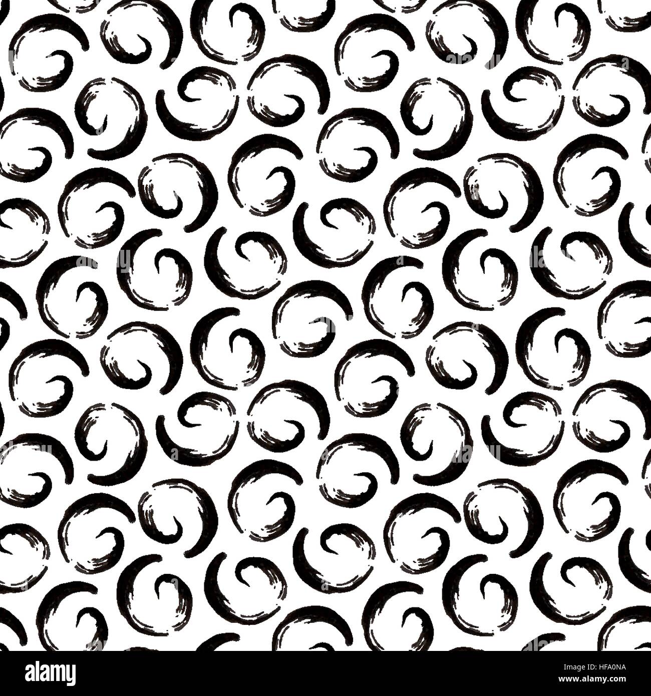 Vector seamless pattern. Abstract background with brush strokes Stock ...
