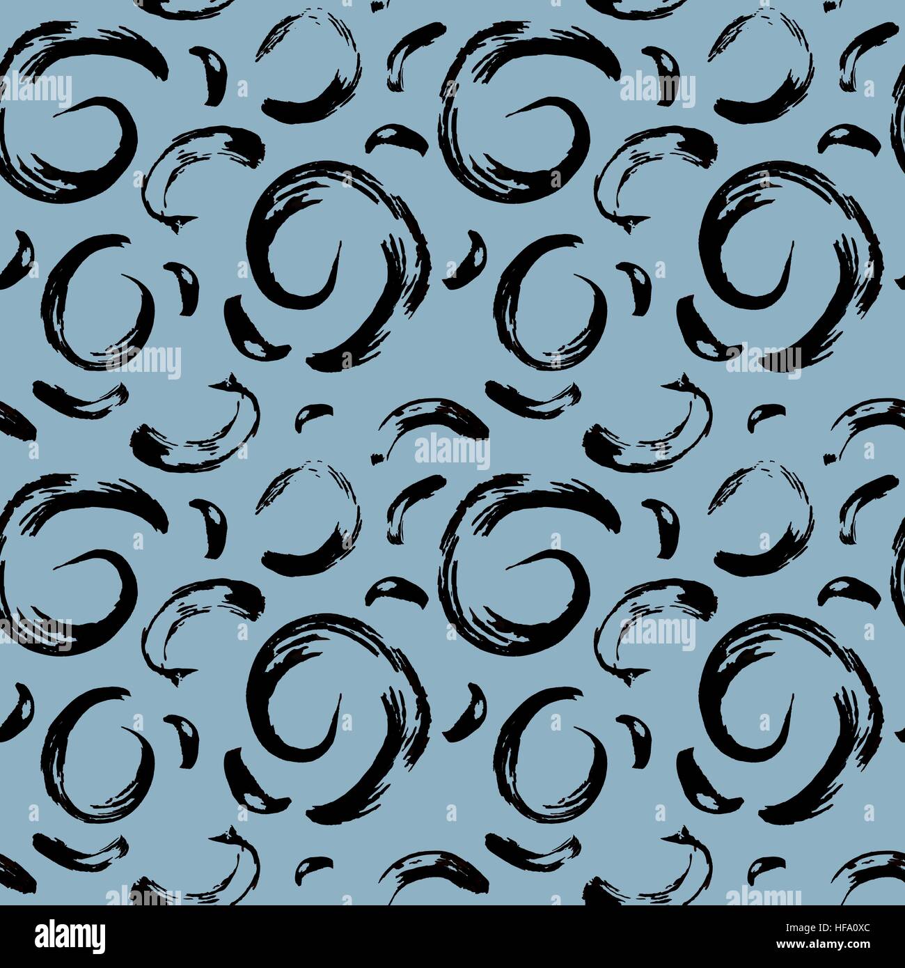 Vector seamless pattern. Abstract background with brush strokes Stock ...