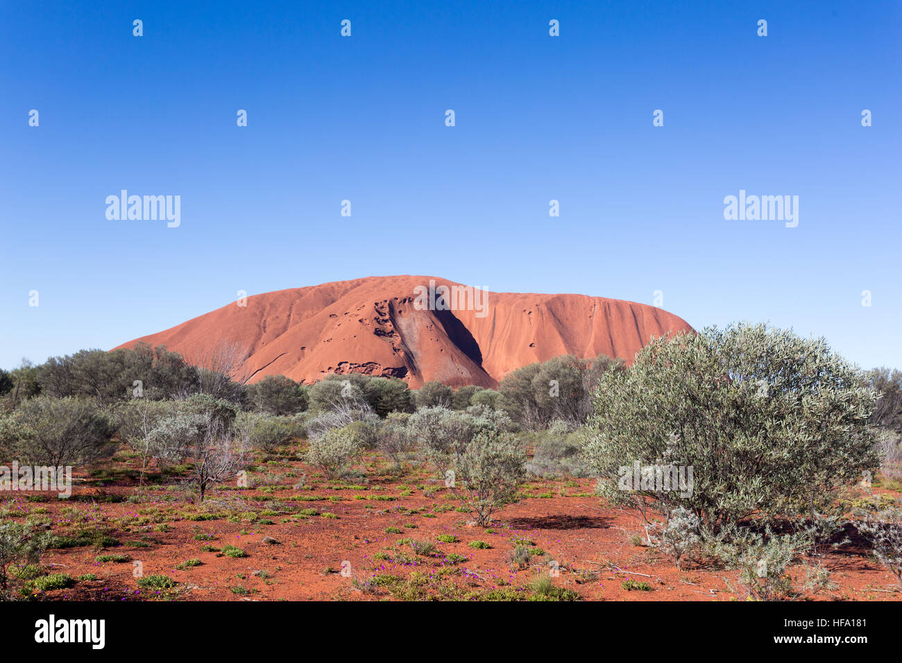 Uluru, Red Center, Northern Territory, Australia. Stock Photo