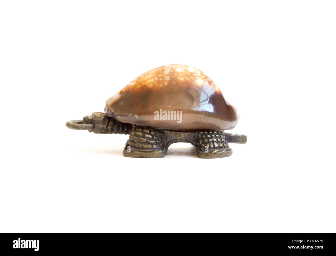 The Miniature isolated toy turtle Stock Photo Alamy