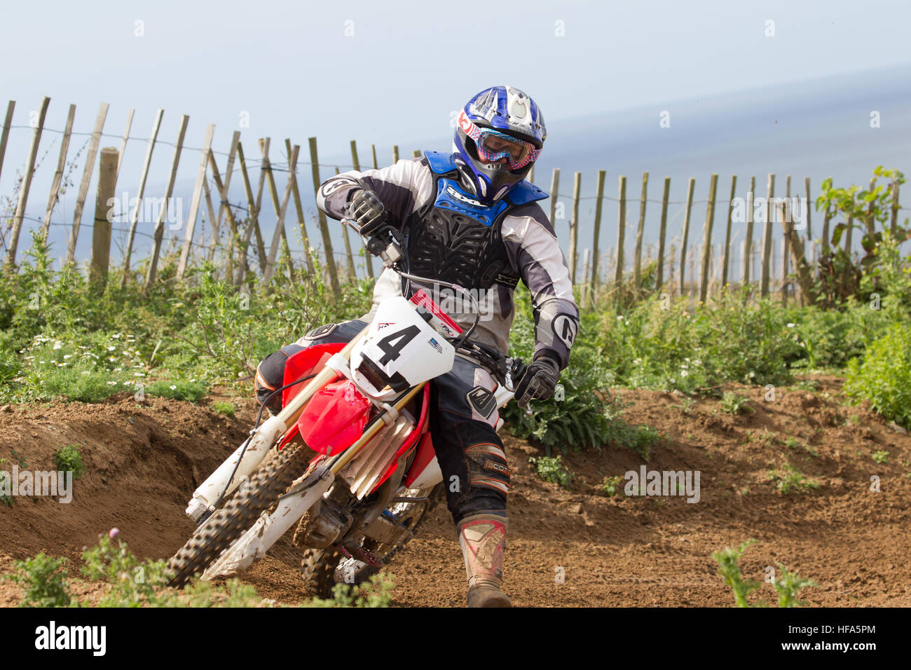 Moto x Motocross Sorel Point St John. Jersey Channel Islands UK Stock Photo Alamy