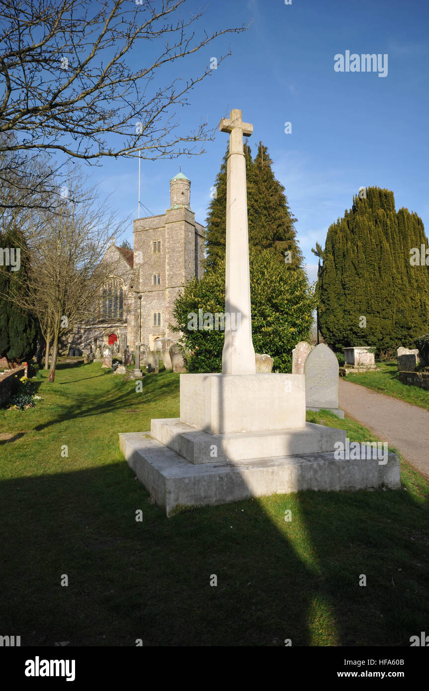 Around Bishop's Waltham a village in Hampshire in the UK , England Home of the ruins of the Bishops Palace Stock Photo