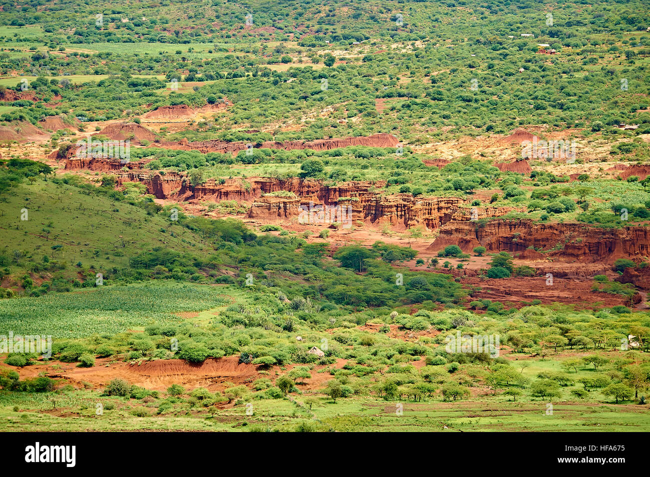 Erosion overgrazing tanzania soil hires stock photography and images