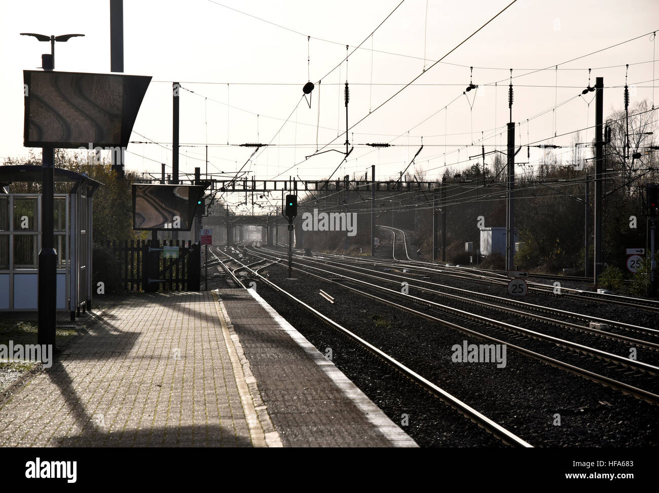 Welwyn Garden City Train Station Stock Photo 129916867 Alamy
