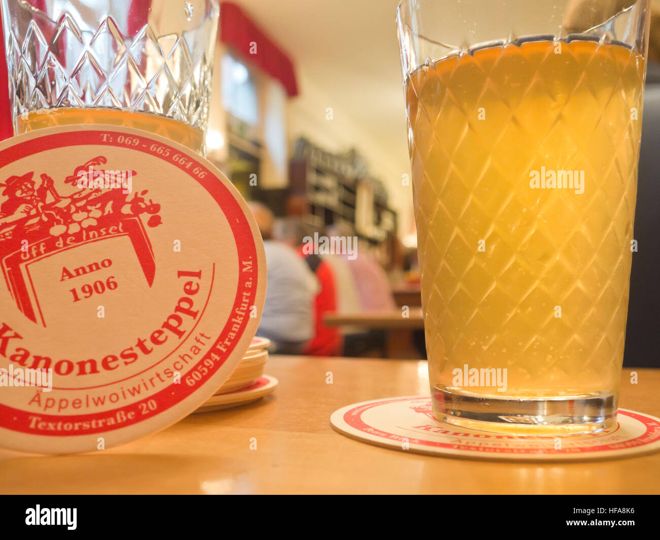 Apfelwein, hard cider or apple wine, a regional specialty in Hesse ... Apfelwein, hard cider or apple wine, a regional specialty in Hesse ...