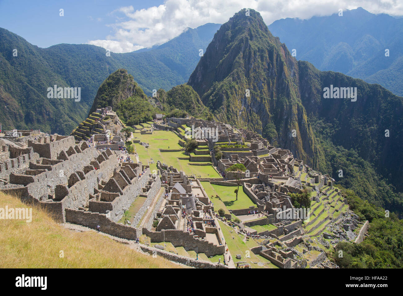 View of Machu Picchu Stock Photo