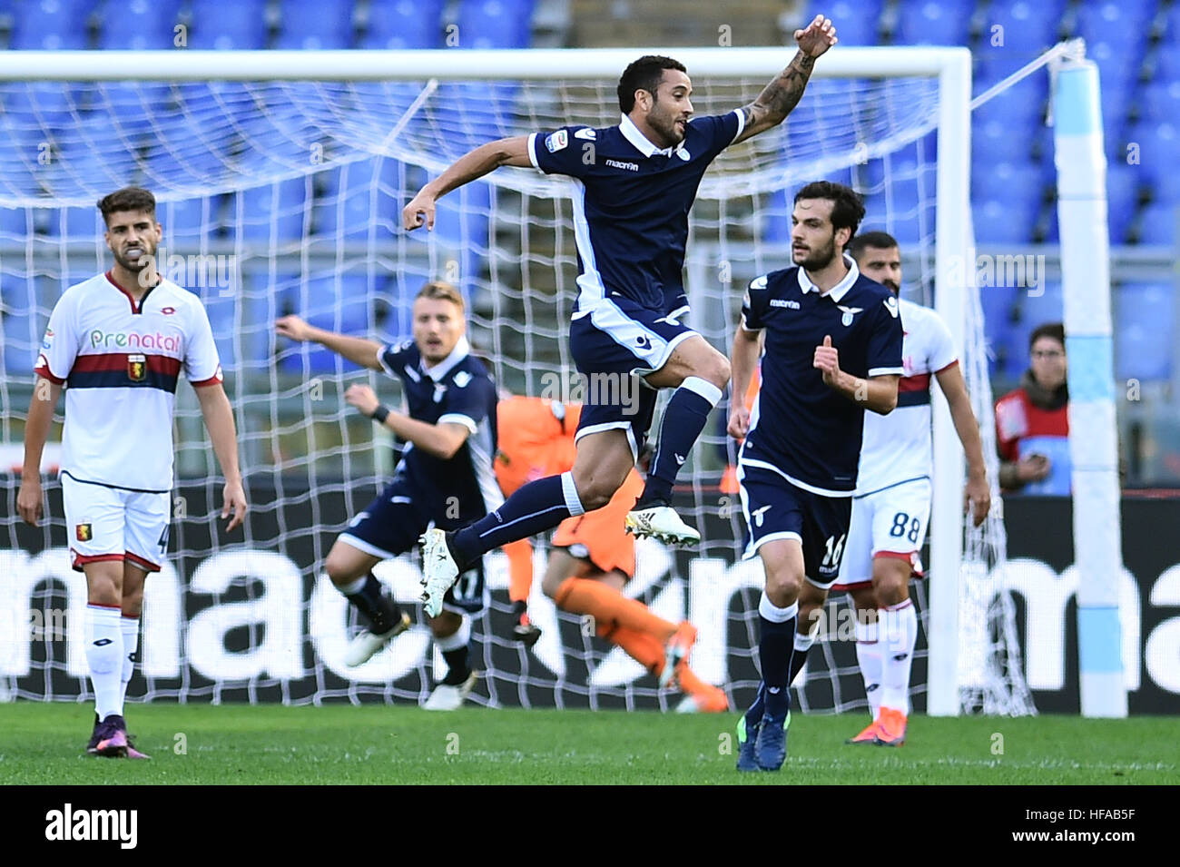 Felipe Anderson Scores For Lazio During The Serie A Match Between Ss Stock Photo Alamy alamy