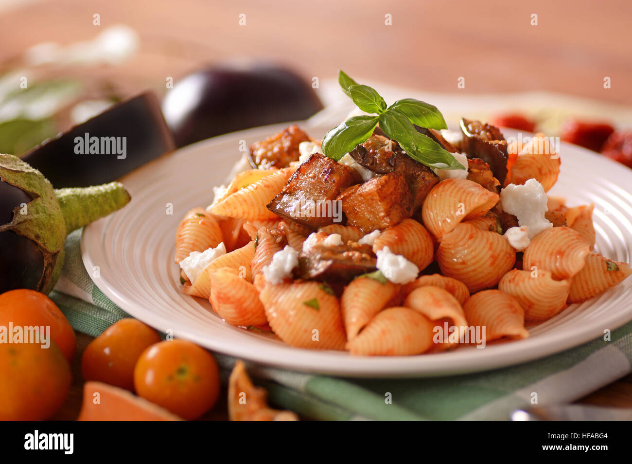 Pasta Alla Norma Traditional Sicilian Recipe With Cottage Cheese