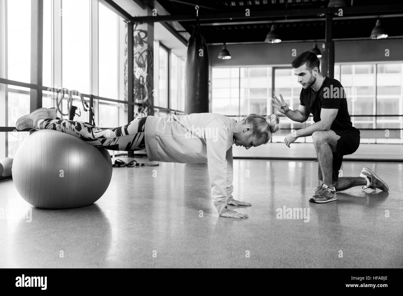 Aerobic Black and White Stock Photos & Images - Alamy