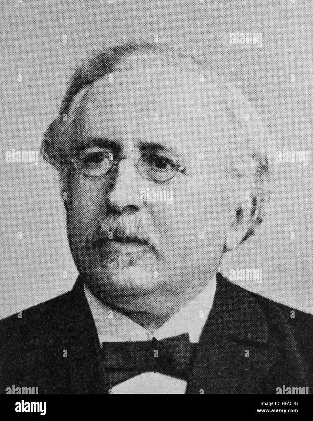 Hermann Cohen, 1842-1918, was a German Jewish philosopher, reproduction photo from the year 1895, digital improved Stock Photo