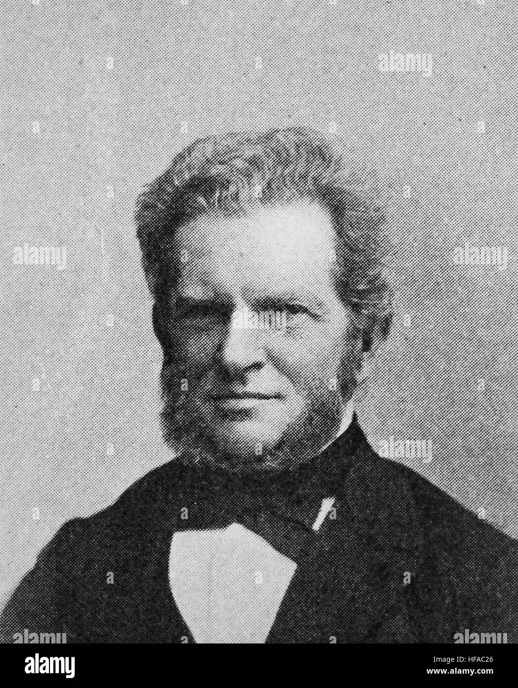 Christoph von Sigwart, 1830- 1904, a German philosopher and logician, reproduction photo from the year 1895, digital improved Stock Photo