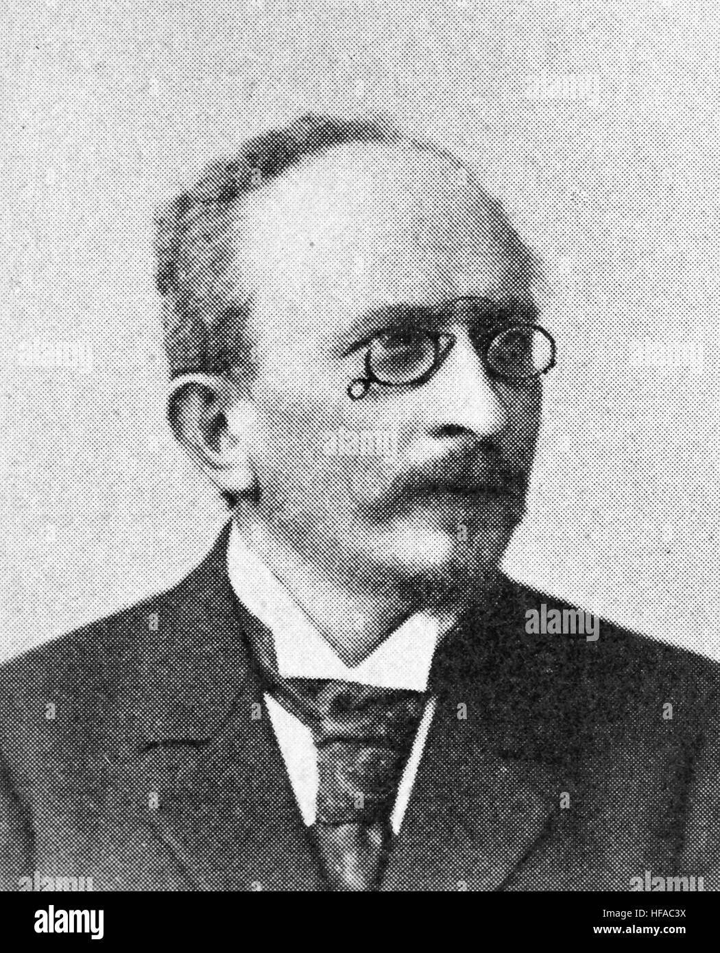Johannes Imanuel Volkelt, geboren 1848, Philosoph und Schriftsteller, reproduction photo from the year 1895, digital improved Stock Photo