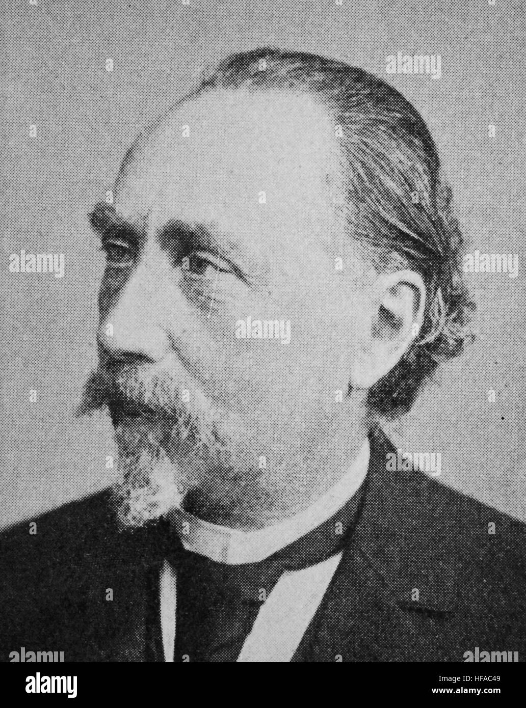 Heinrich Dernburg, 1829- 1907, a German jurist, professor, and politician, reproduction photo from the year 1895, digital improved Stock Photo