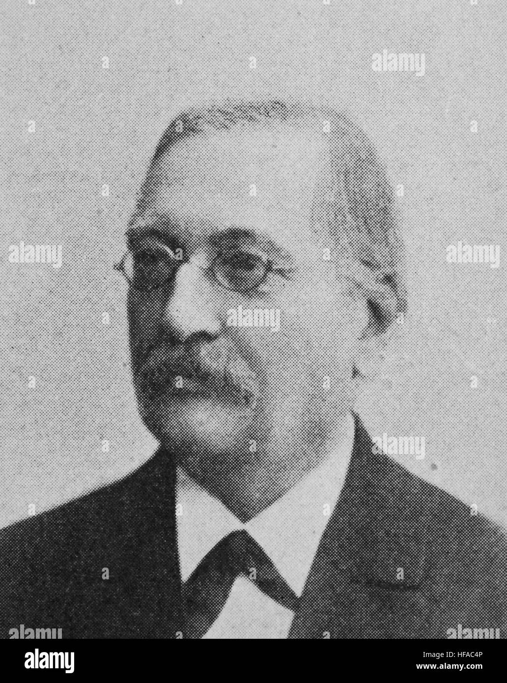 Paul Hinschius, 1835-1898, German jurist, reproduction photo from the year 1895, digital improved Stock Photo