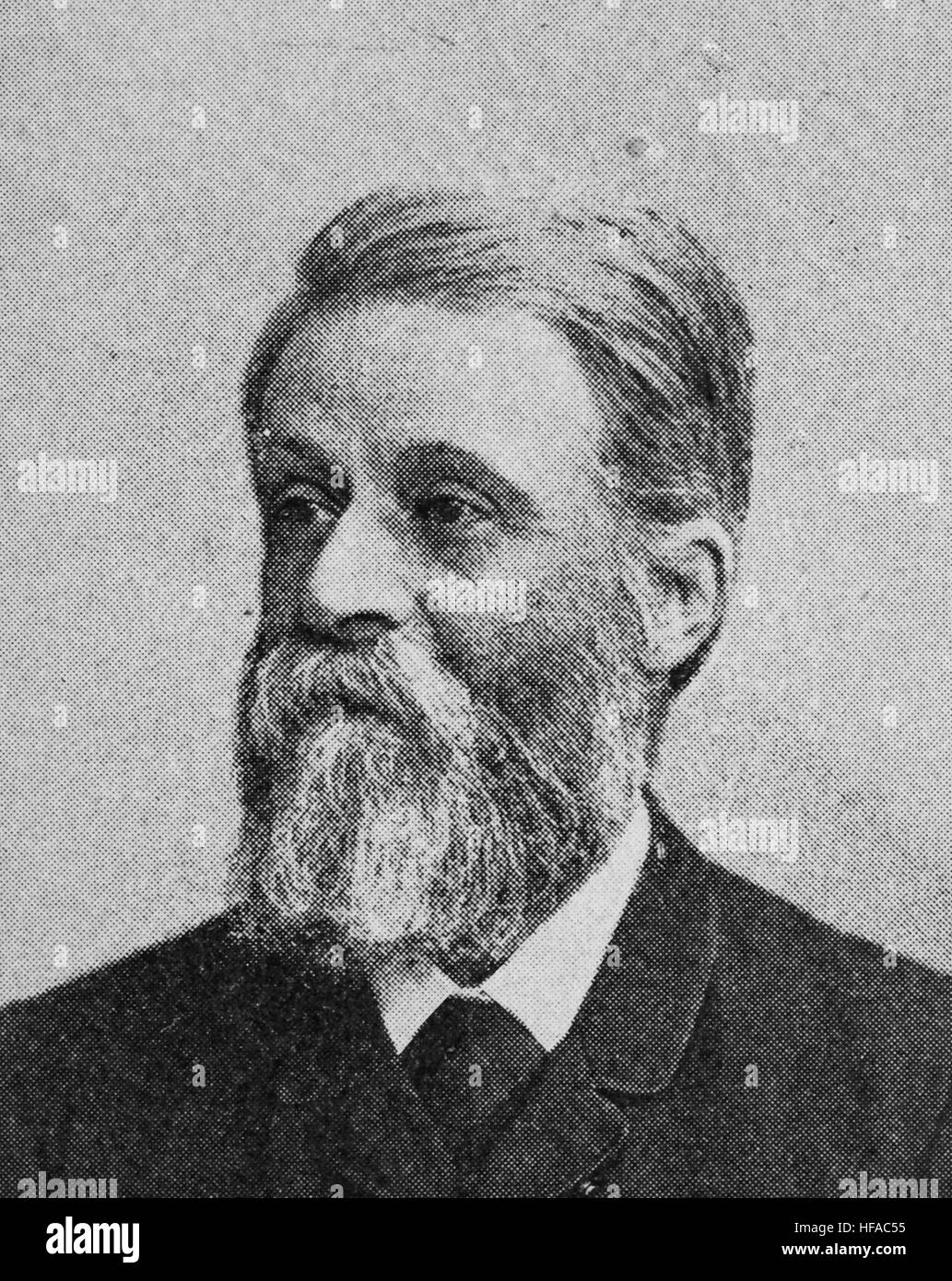Siegfried Brie, in 1838-1931, German Staatsrechtler of Protestant faith of Jewish origin., reproduction photo from the year 1895, digital improved Stock Photo