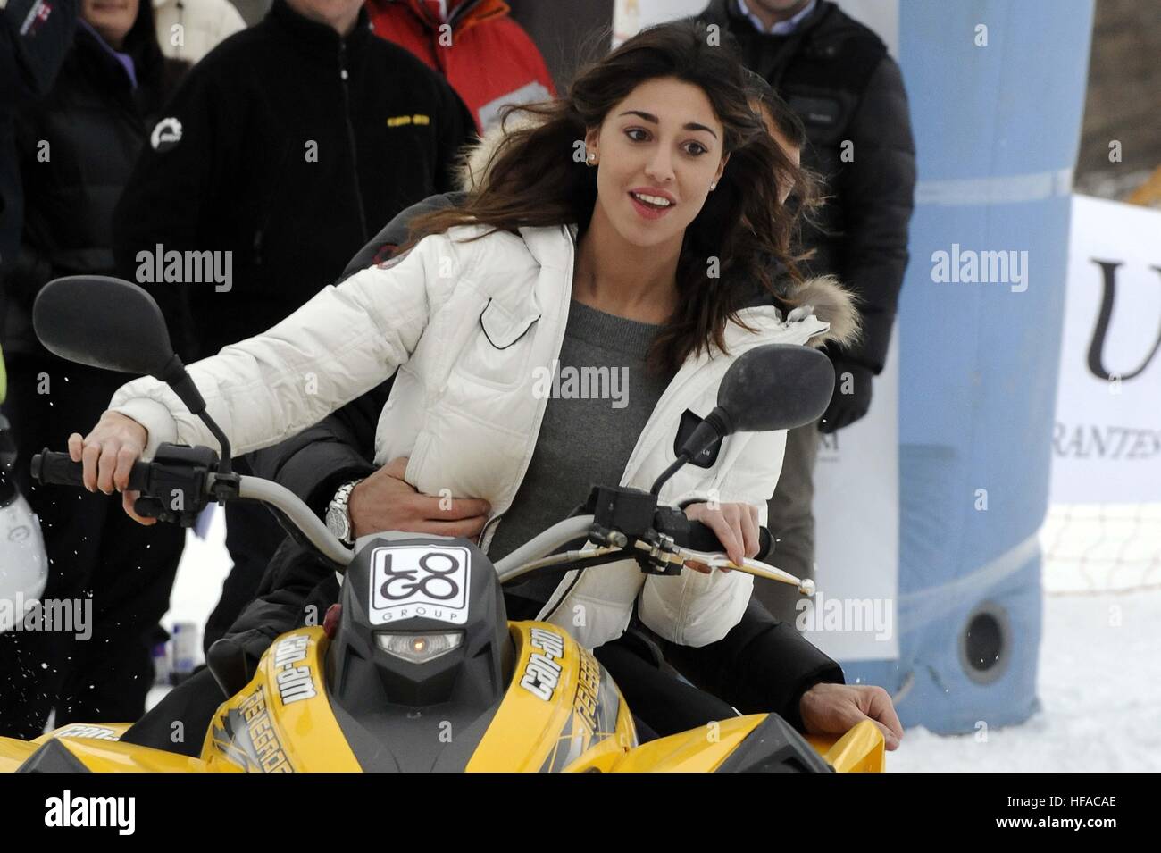 Belén Rodríguez enjoying a holiday on the snow in Cortina d'Ampezzo  Featuring: Belén Rodríguez, Belen Rodriguez Where: Cortina d'Ampezzo, Italy When: 28 Dec 2009 Credit: IPA/WENN.com  **Only available for publication in UK, USA, Germany, Austria, Switzerland** Stock Photo