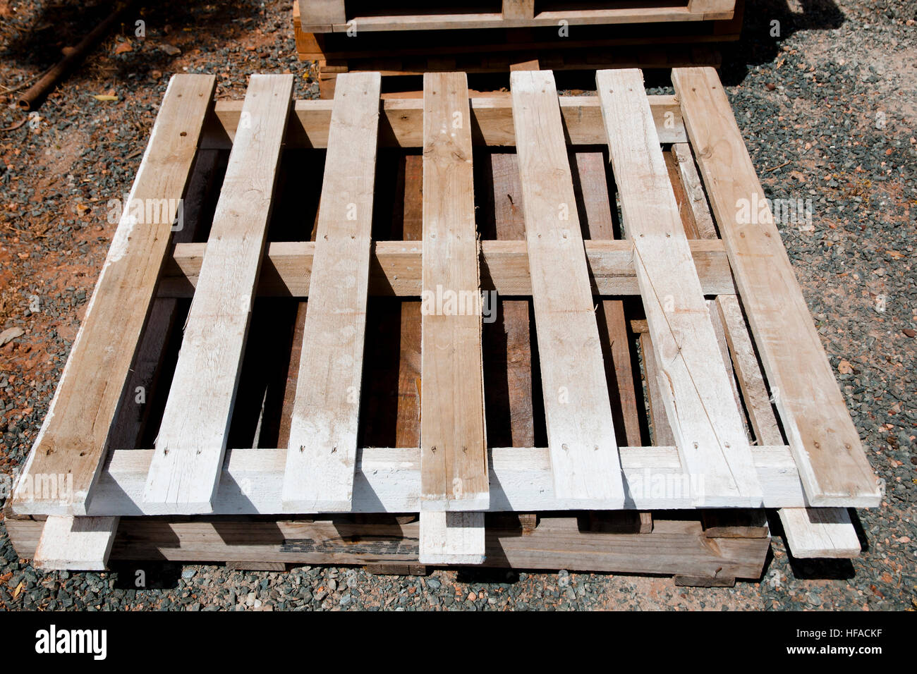 Industrial Wood Pallet Stock Photo Alamy