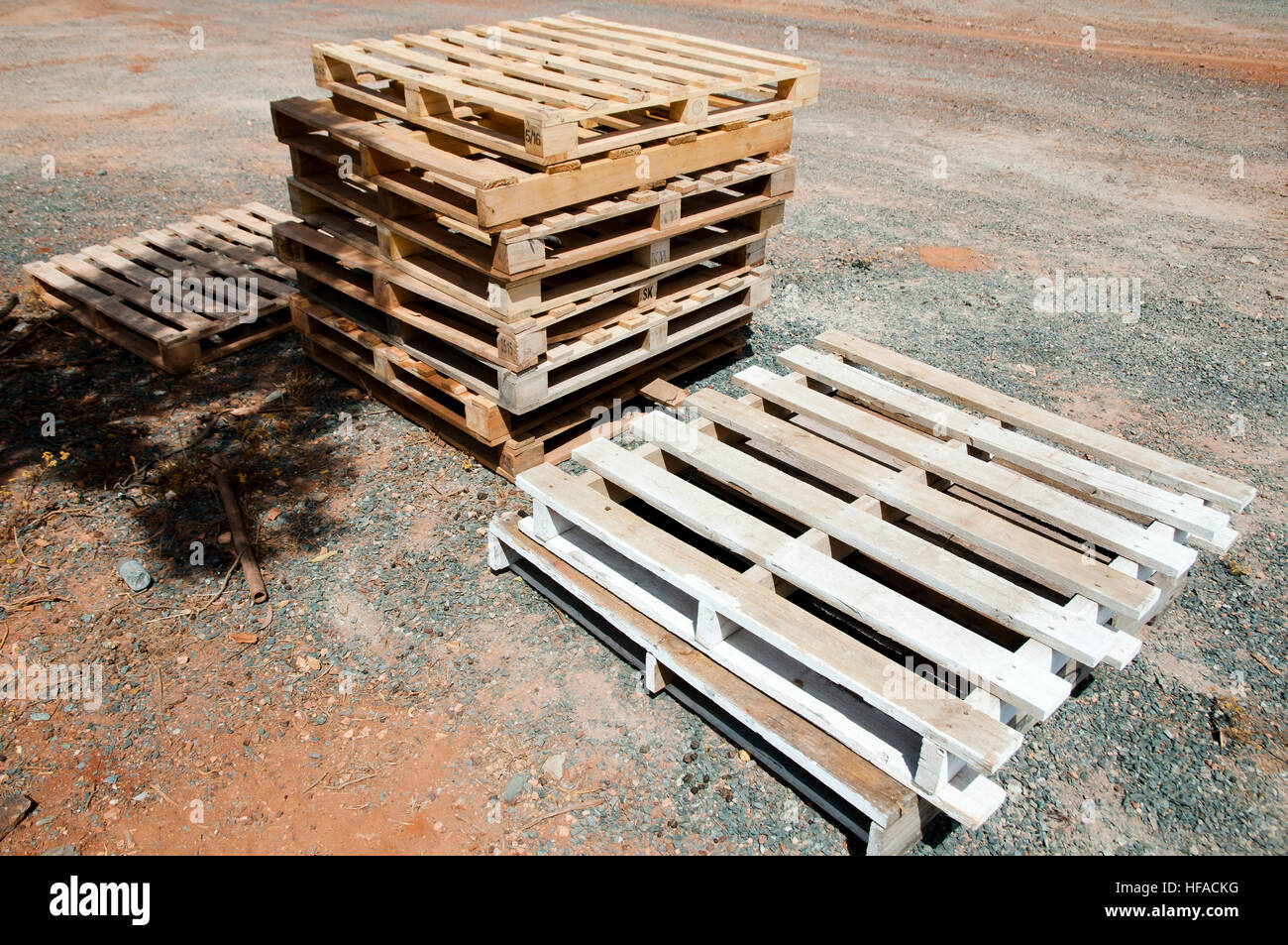 Industrial Wood Pallets Stock Photo Alamy