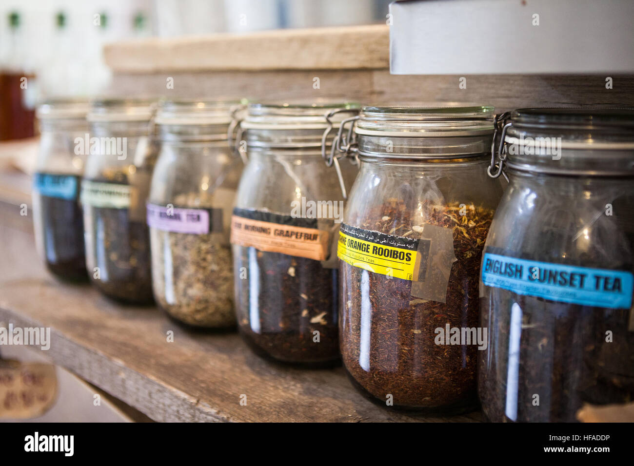 Loose tea glass jars hires stock photography and images Alamy