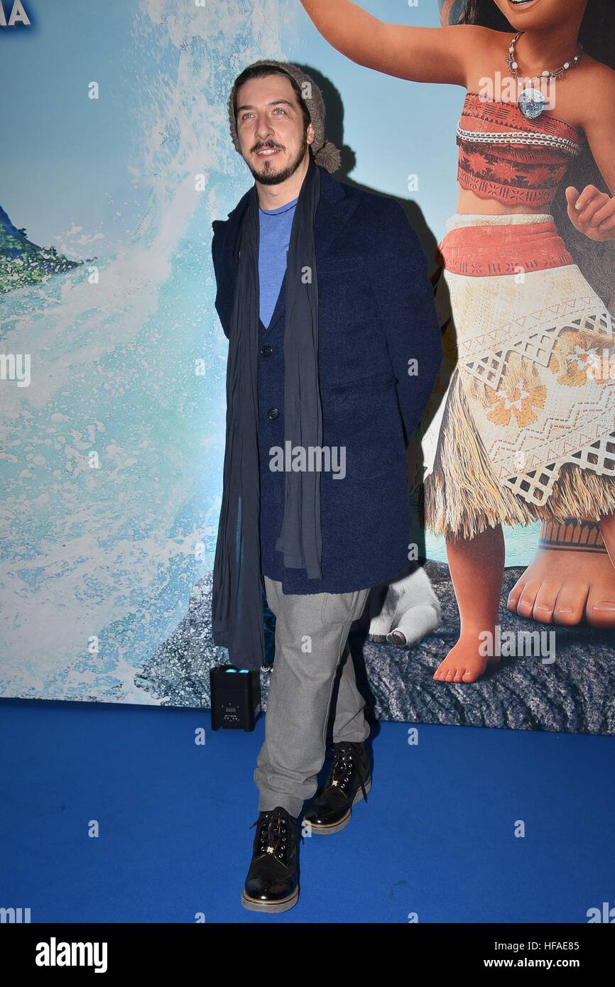 Paolo Ruffini attending the Italian premiere of Disney's 'Oceania,' at ...