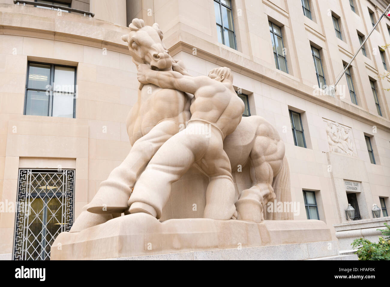 Man With Horse Statue High Resolution Stock Photography and Images Alamy