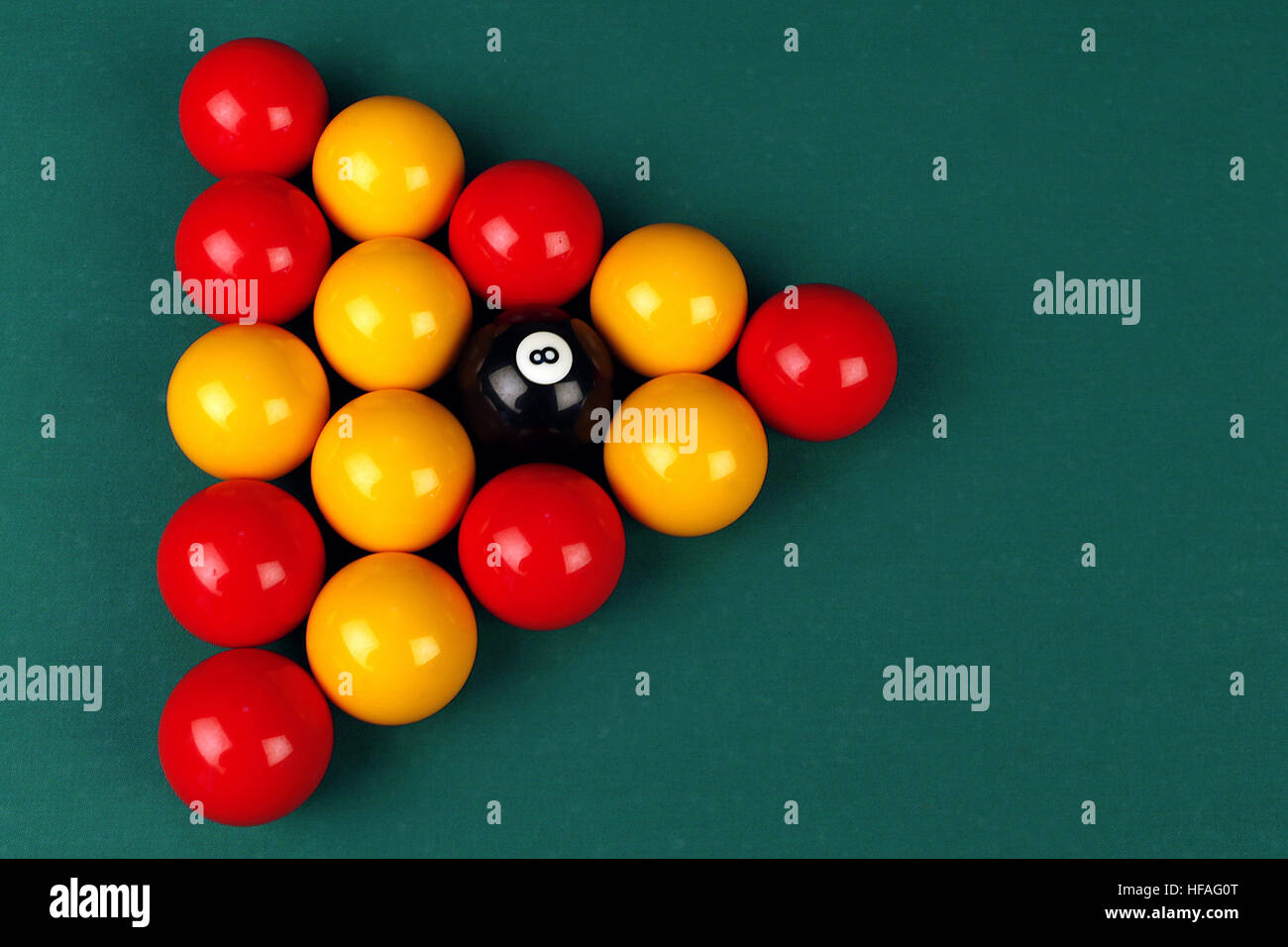 8 Ball Billiards or English Billiards Stock Photo - Alamy