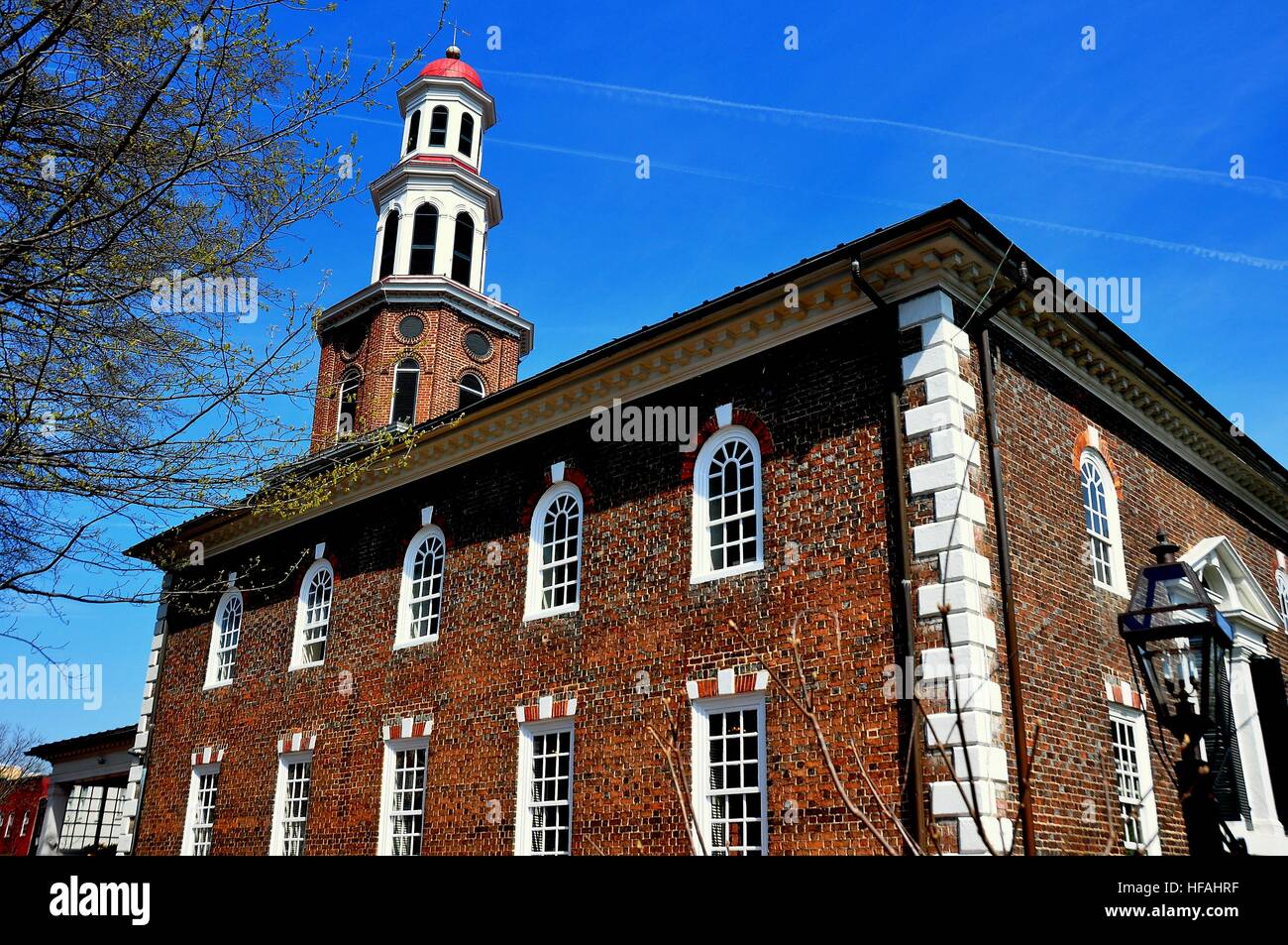 Alexandria, Virginia - April 13, 2014:  Historic colinial-era Christ Church (1767-1773) built in the Georgian style  * Stock Photo