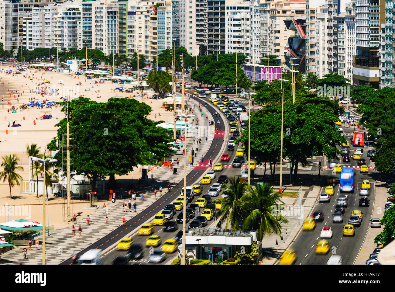 Copacabana, Rio de Janeiro, Brazil Stock
