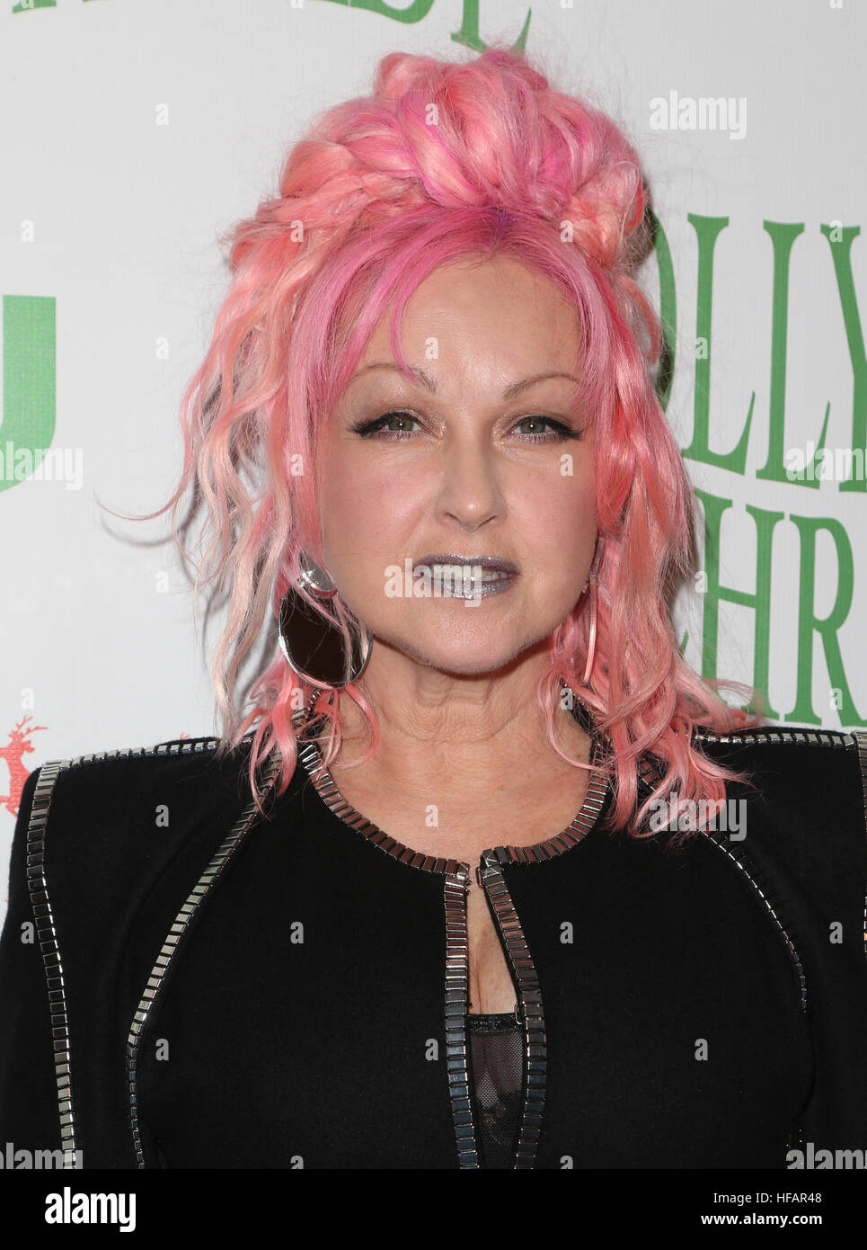 Cyndi Lauper Attending The 85th Annual Hollywood Christmas Parade In Hollywood California 